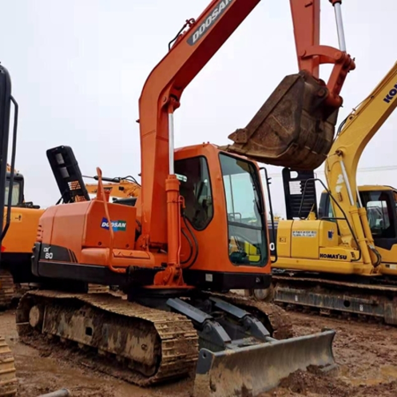 2021 Year DX80GOLD Used Doosan Excavator 8 Ton Capacity