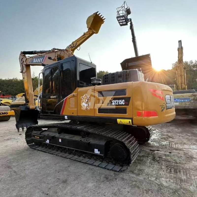 Used Sany SY215C Excavator Machine 21.5 Tons Crawler Digger SY215CPro