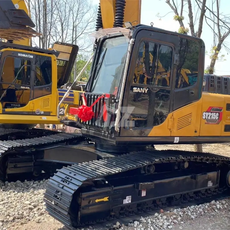 Wonderful Condition Cheap Price Secondhand Sany Excavator 215c Used Excavator Auction Second Hand 21tons Excavator