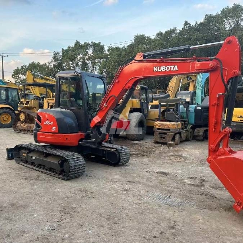Mini Used Kubota Excavator U55-4 Automatic 2nd Hand Diggers