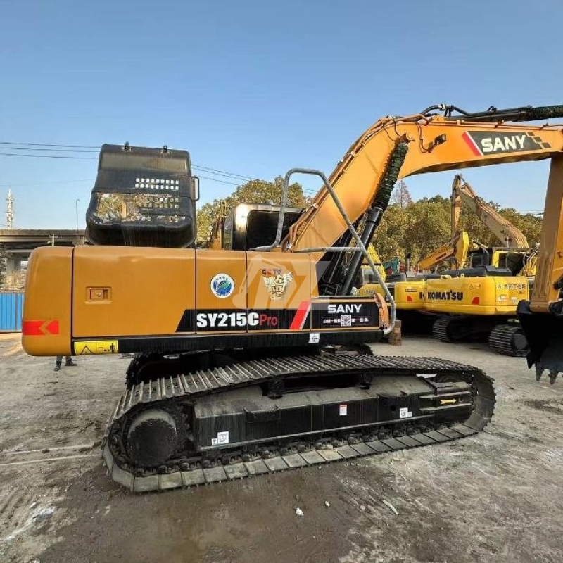 Used Sany SY215C Excavator Machine 21.5 Tons Crawler Digger SY215CPro