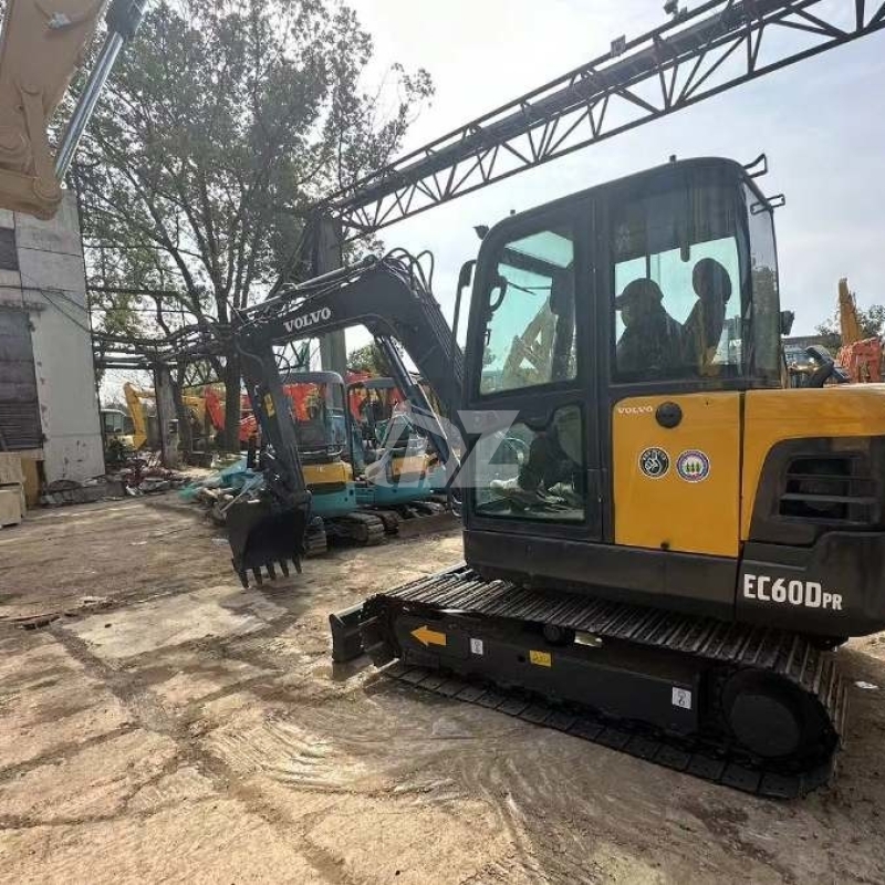 Original Mini Used Volvo EC60D Excavator Pre Owned Crawler 6ton