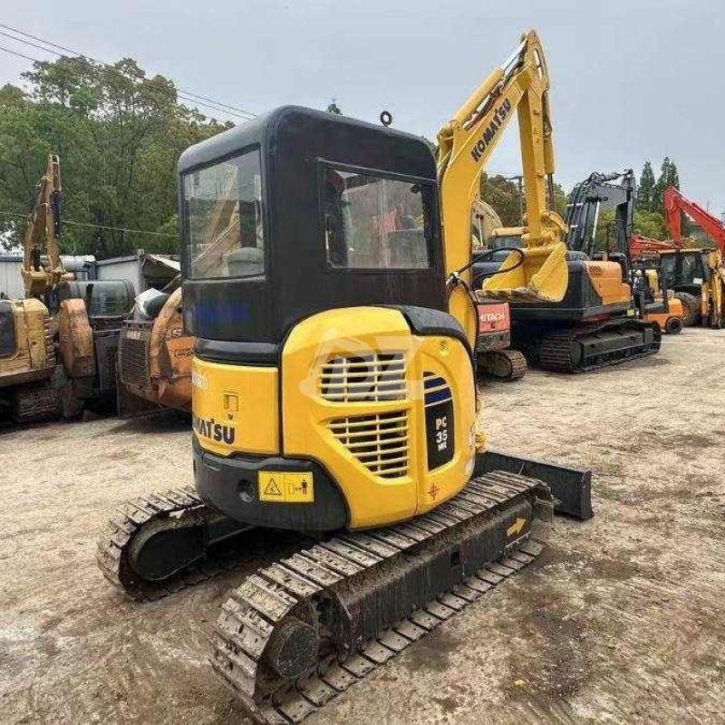 Japan Original PC35 Komatsu Used Equipment Secondhand Mini Excavator Crawler