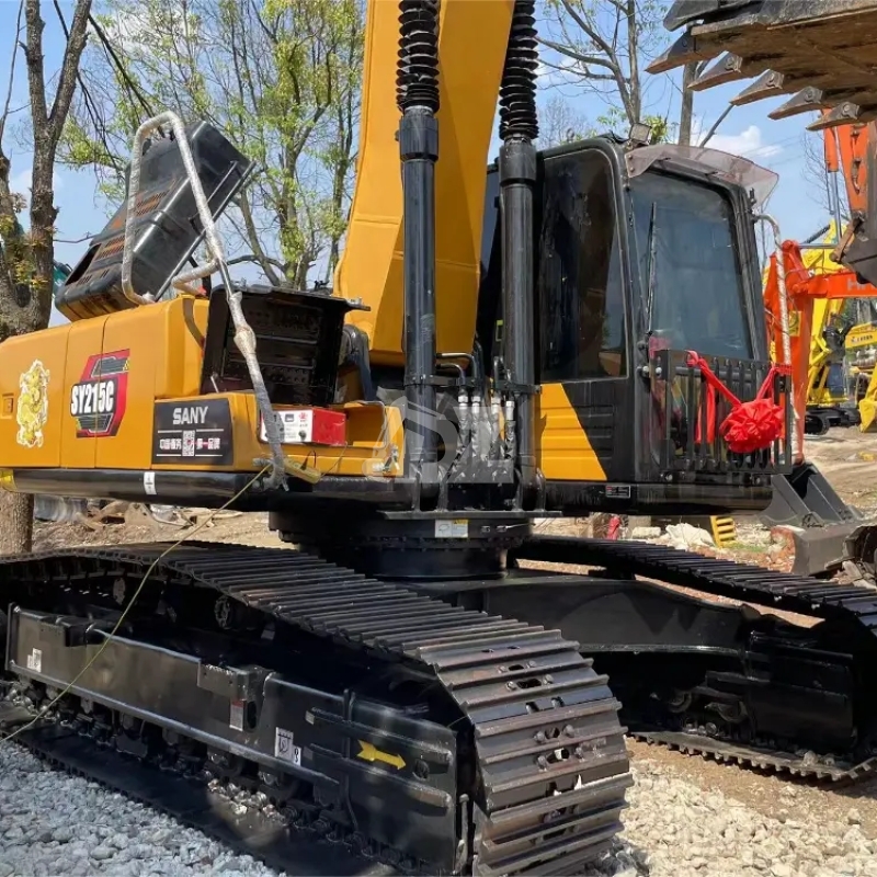Wonderful Condition Cheap Price Secondhand Sany Excavator 215c Used Excavator Auction Second Hand 21tons Excavator