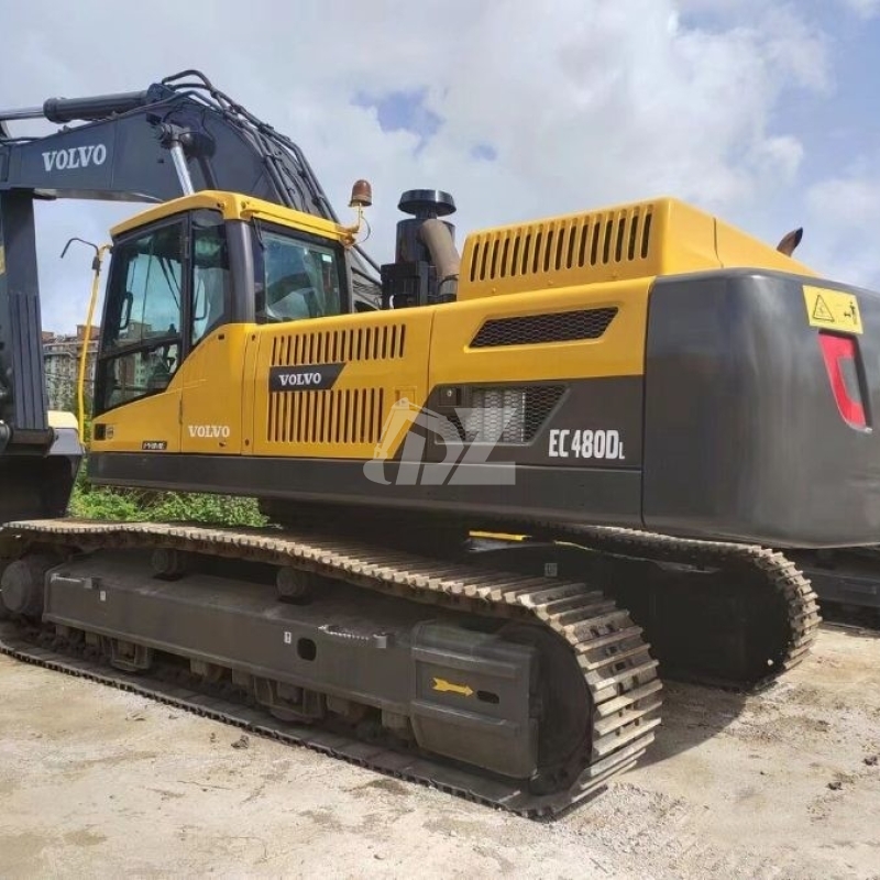 Large Used Volvo EC480DL Excavator 48 Tons Hydraulic Crawler Diggers