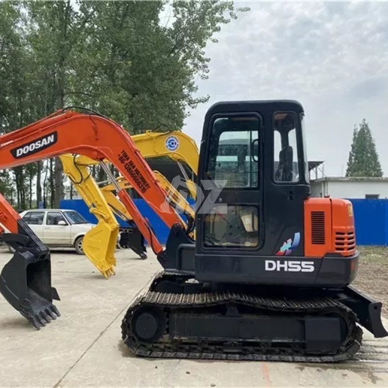 40.5KW Mini Used Excavator Doosan DH55 Second Hand Mini Digger