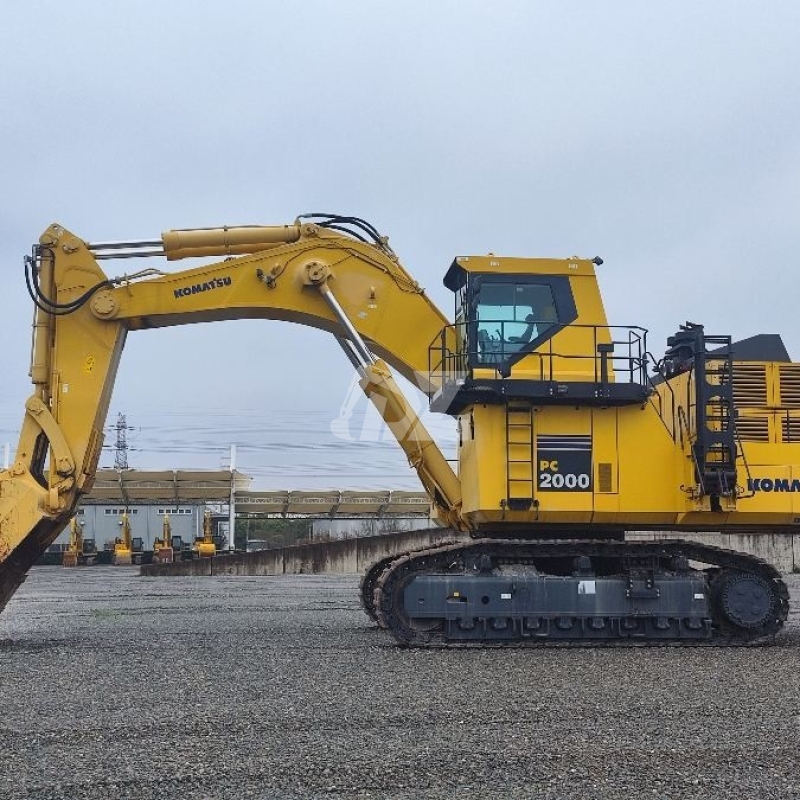 Original Second Hand Komatsu Excavator PC2000-8 Large Earth Moving Machinery