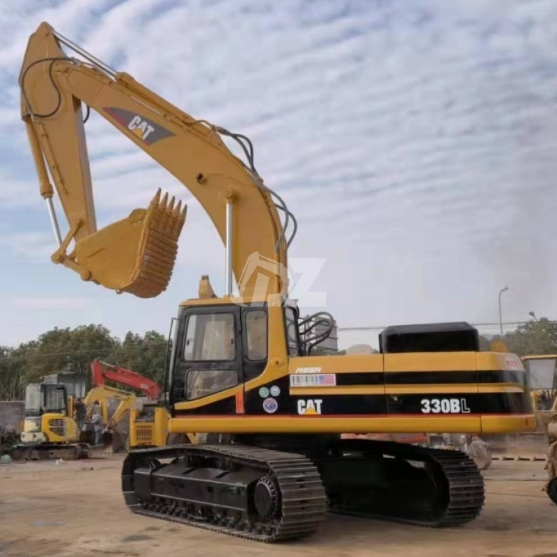 Large Used CAT Excavator 330BL Digger For Road Construction