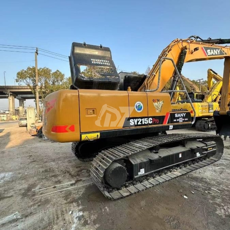 Used Sany SY215C Excavator Machine 21.5 Tons Crawler Digger SY215CPro