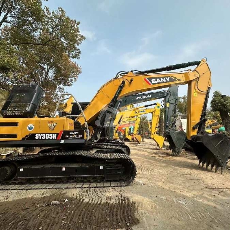210kW Used Sany Excavator repossessed Earth Moving Equipment SY305H 30 Ton