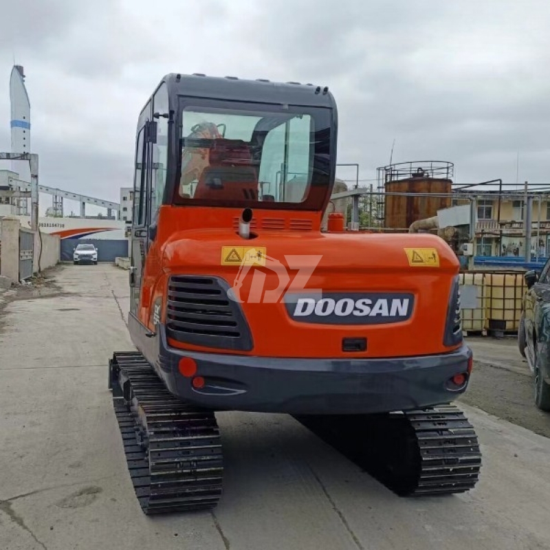 Yanmar Engine Used Doosan Excavator DX55 Micro Crawler Digger Secondhand