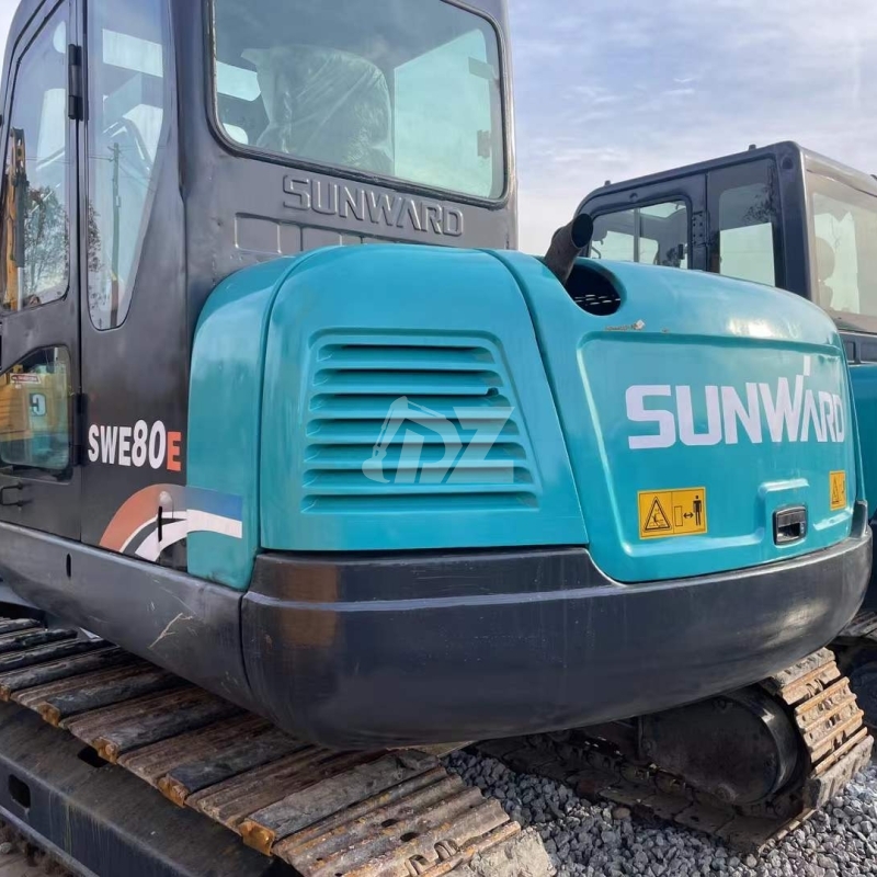 8 Ton Weight Machinery Used Excavator Sunward SWE80E Second Hand Sunward 80E Excavator