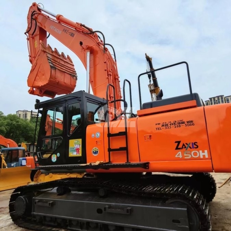 Large Scale Repossessed Hitachi Zx450 Equipment Trader Excavator 45Ton Isuzu Engine