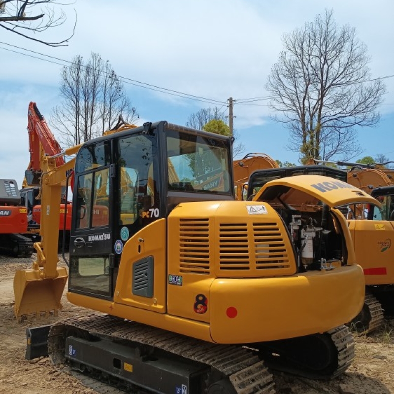 High Quality Komatsu PC70 PC70-8 Second Hand Machinery 7 Tons Hydraulic Crawler Used Komatsu Excavators